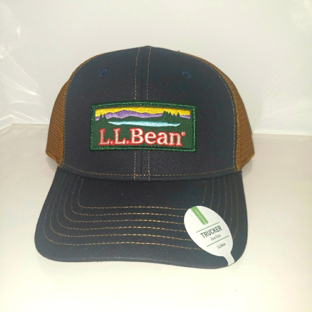 L.L. BEAN trucker Snap Back Hat NEW WITH TAGS!